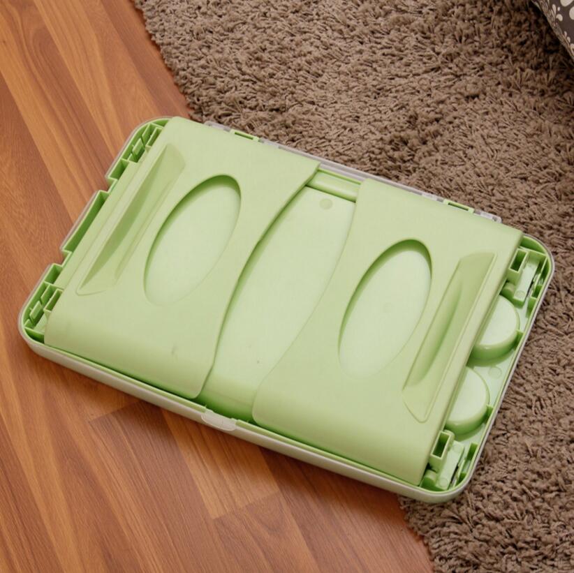 SUFEILE Folding Laptop desk Computer Desk / Mini Coffee Table Storage Plastic Fold Tables with A Small Notebook Car Learning