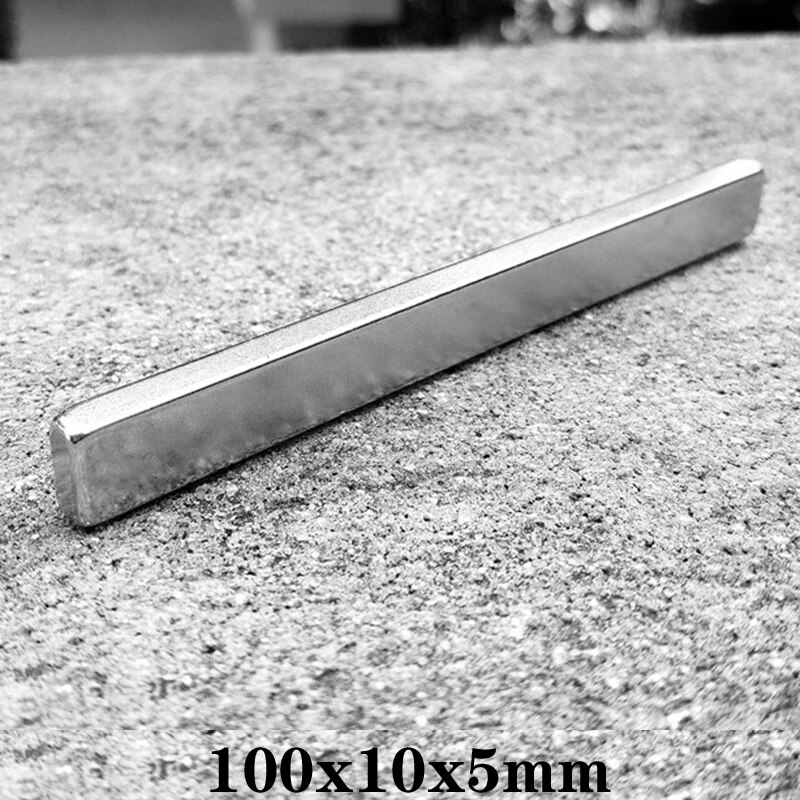 1~10Stck 100x10x5 mm mächtig Block Magnete 100mmX10mm N35 Super Neodymium Magnet 100x10x5mm dauerhaft NdFeB Magnete 100*10*5 mm