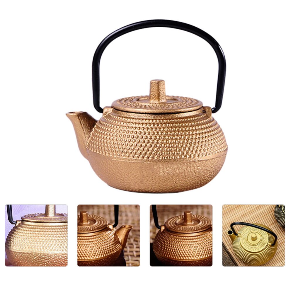 Ultra Small Cast Iron Tea Kettle Teapot Teakettle Decoration Ornament Adornment