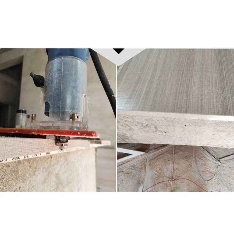 Trimmemaskin balansebrett vippebrett bunnplate sporing avfasing trebearbeiding elektrisk trefresing installasjonsbrett