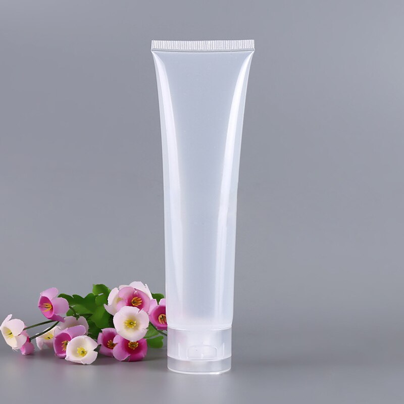 5pcs 15/20/30/50/100 ml Empty Portable Cosmetic Tube Squeeze Facial Cream Container Flip cap Lotion Travel Bottle Pot Gel Box