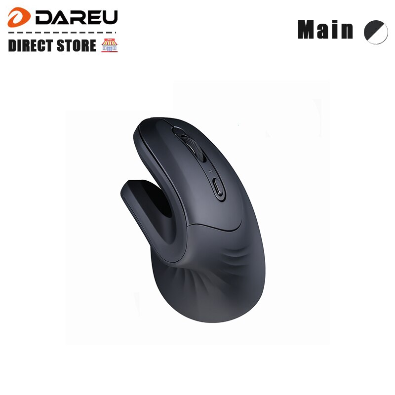 Dareu vip  lm109 silent mouse bt  + 2.4 ghz dual-mode wireless vertikale ergonomische stumme gaming-maus für 2 geräte computer laptop