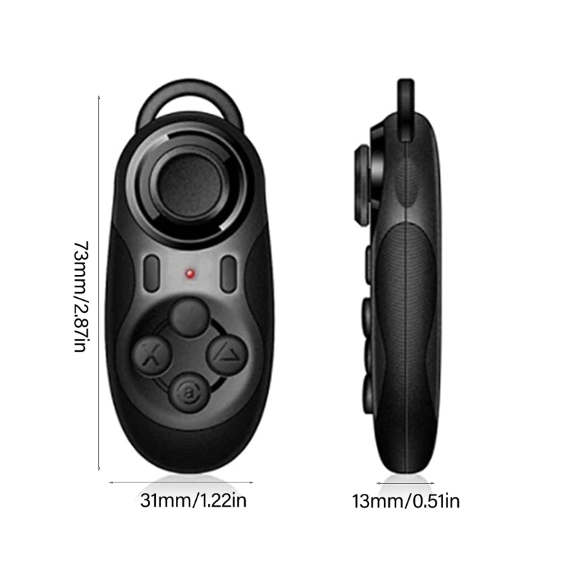 Wireless Bluetooth-compatible Gamepad Remote Pad Handy Remote for Phones, and More Simple and Easy Connection