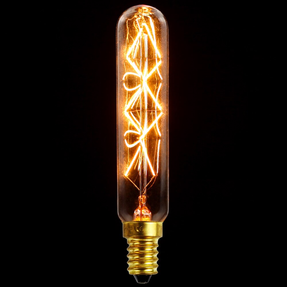 10 stk/pakke edison pærer  t20 40w edison skrue liten sokkel  e14 220/240v spesiell dekorative lyspærer