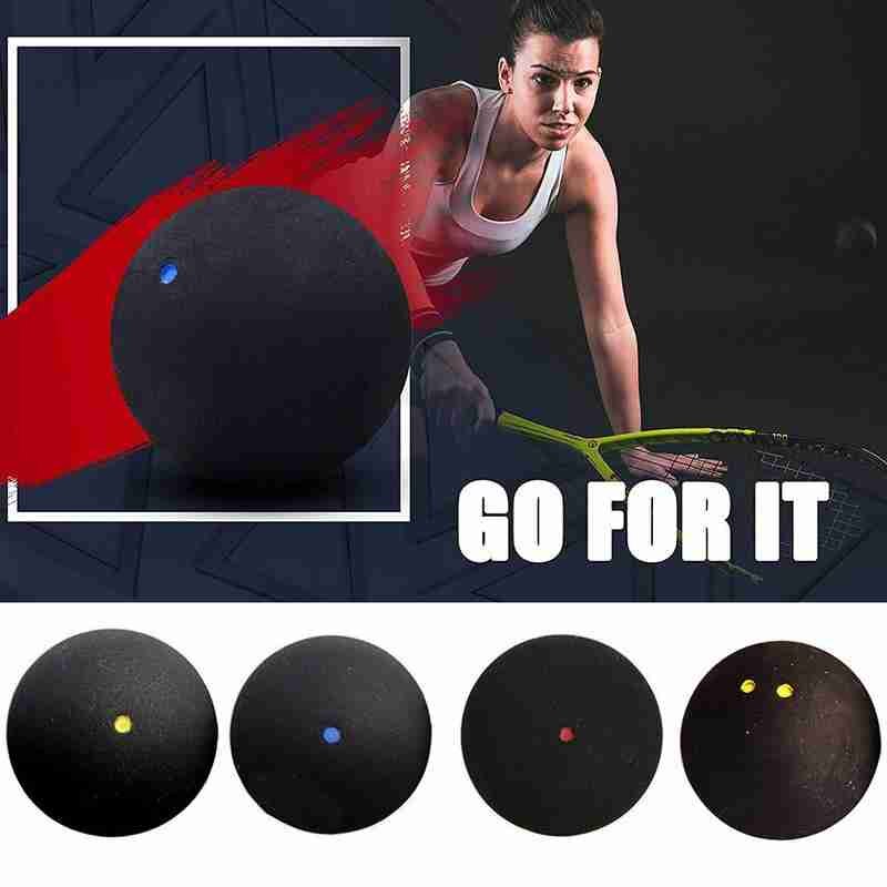 Single Blue Dot Squash Ball High Bounce Fast Speed Training Rubber Ball for Beginner Newcomer