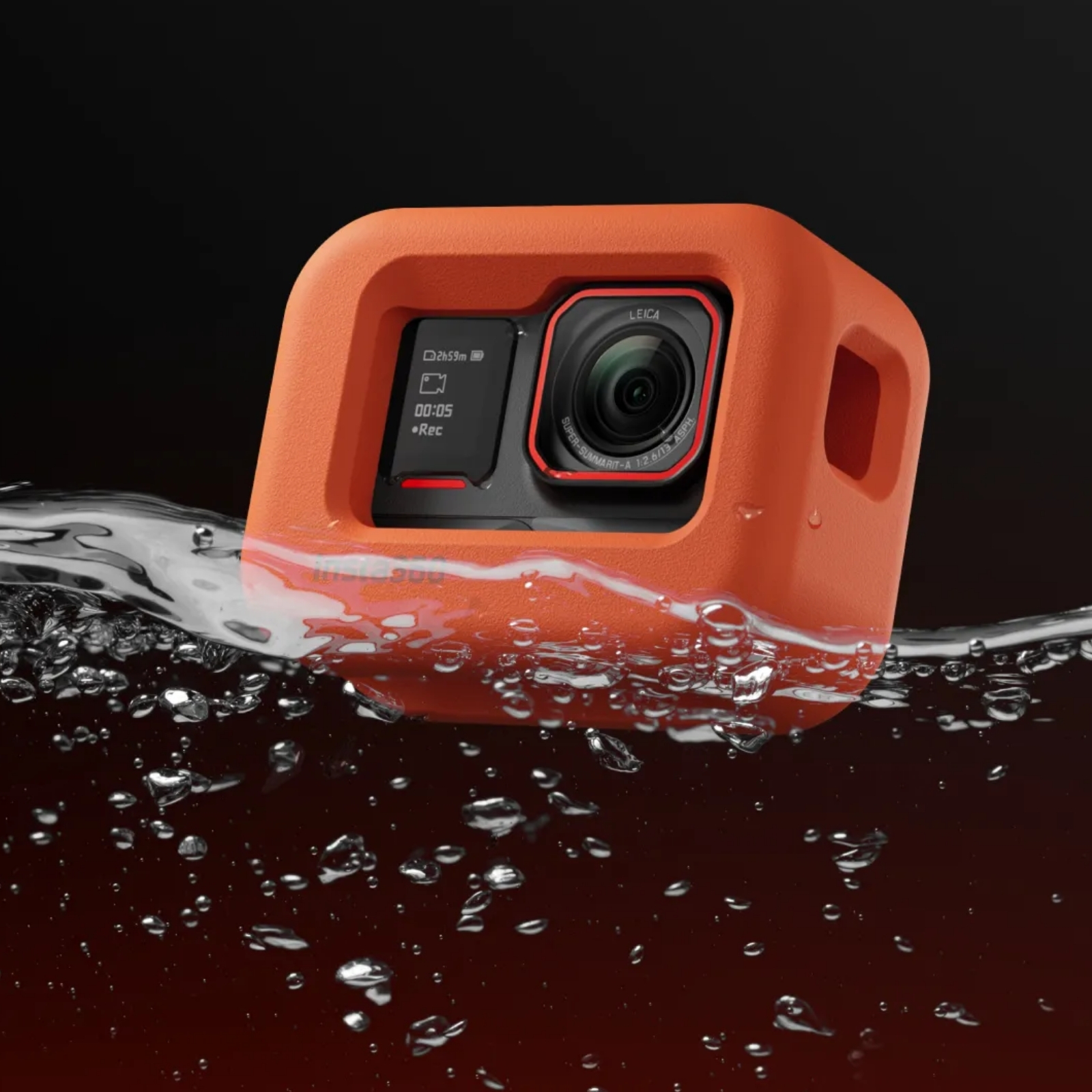 Accesorios originales para Insta360 Ace Pro 2, protector de lente, Mini Estuche de transporte, jaula de Metal, adaptador de micrófono, estuche de buceo impermeable, GPS