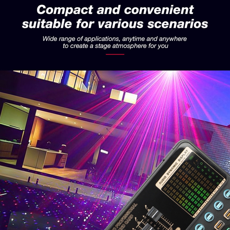 Mixer Sound Board Cards Multi-Music Effect Reverberation Sound Effect Atmosphere Sound Effects