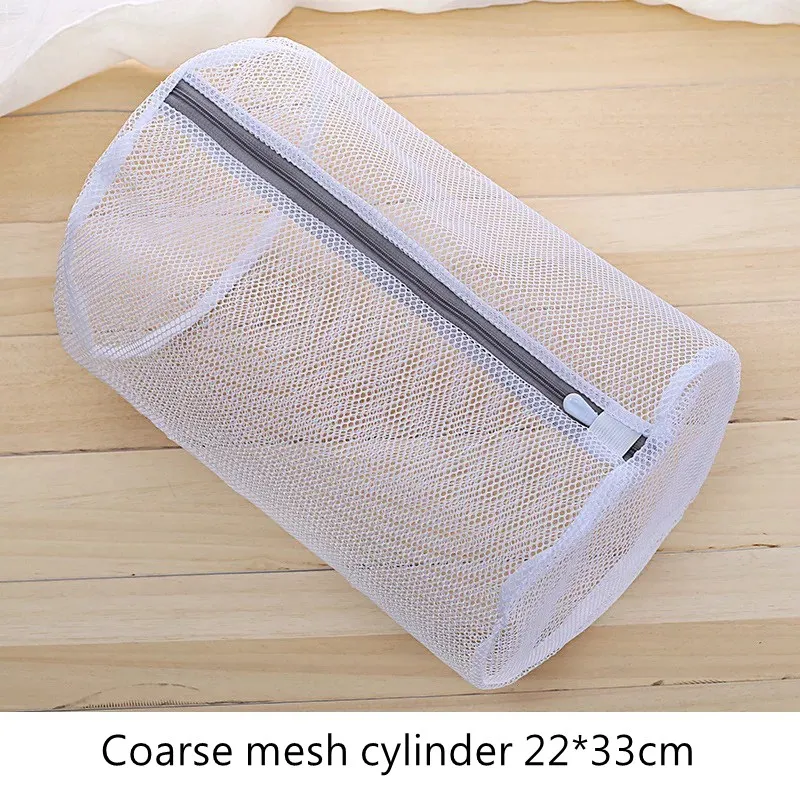 Feiner Netz-Wäschebeutel, Kleidungspflege, Waschmaschinen, schmutziger Wäschekorb, Reiseschuhe, Netzbeutel, Damen-BH, Kleidungsorganisator: Elfenbein