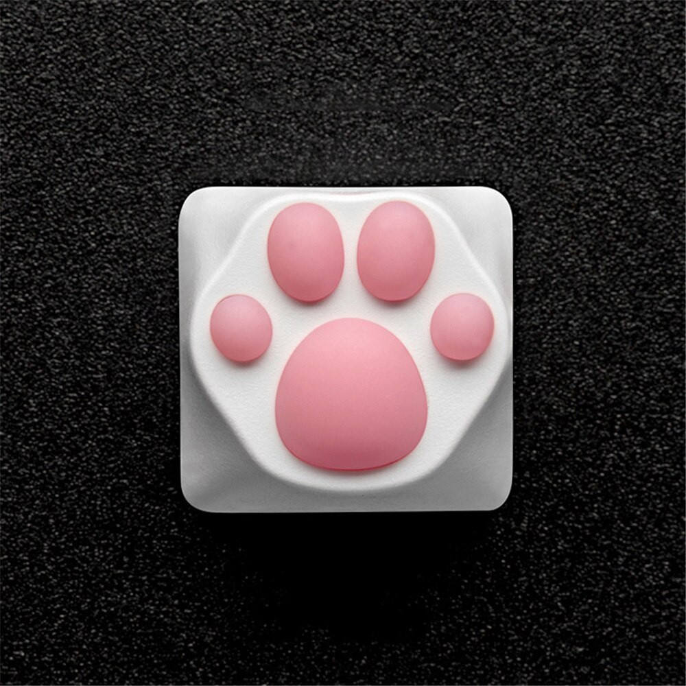 Cute Cat Paws Mechanical Keyboard KeyCaps Kawaii Silicone Key Cap Lovely Cat Claw Laptop Cumputer Accessories Office Decor: E