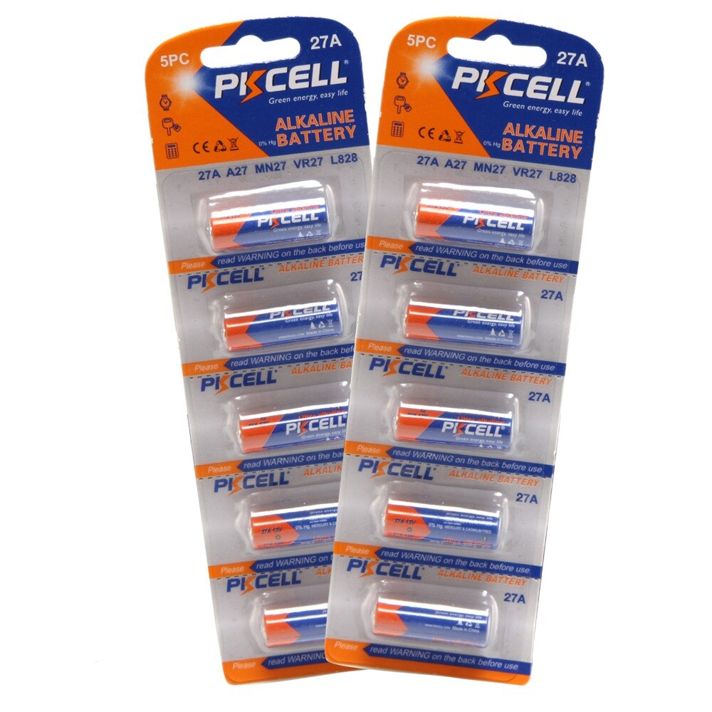 5 pcs/1 pack Pkcell 27A/MN27/GP27A/L828/A27 12 V B... – Grandado