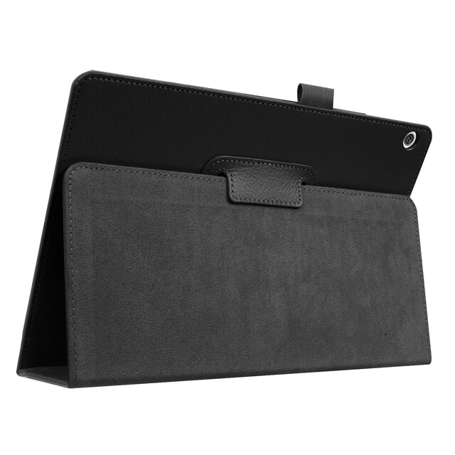 PU Leather Case For Huawei MediaPad T5 10 Cover for Huawei Media Pad AGS2-W09 AGS2-L09 AGS2-L03 AGS2-W19 10.1 inch Cover Cases: Black