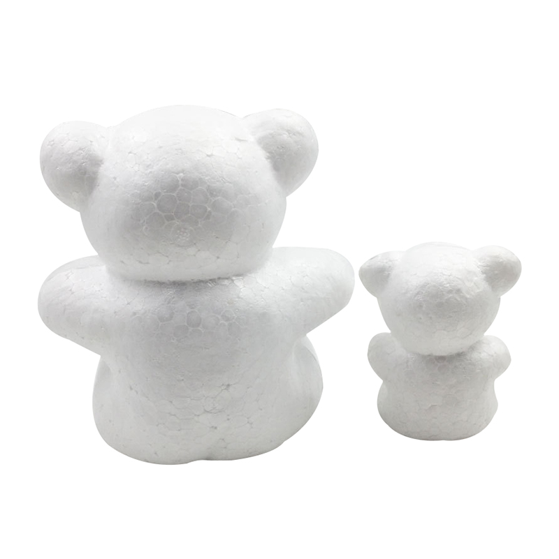 15*10cm modélisation polystyrène polystyrène mousse ours modèle fait à la main matériel bricolage ours fête de noël décoration fournitures