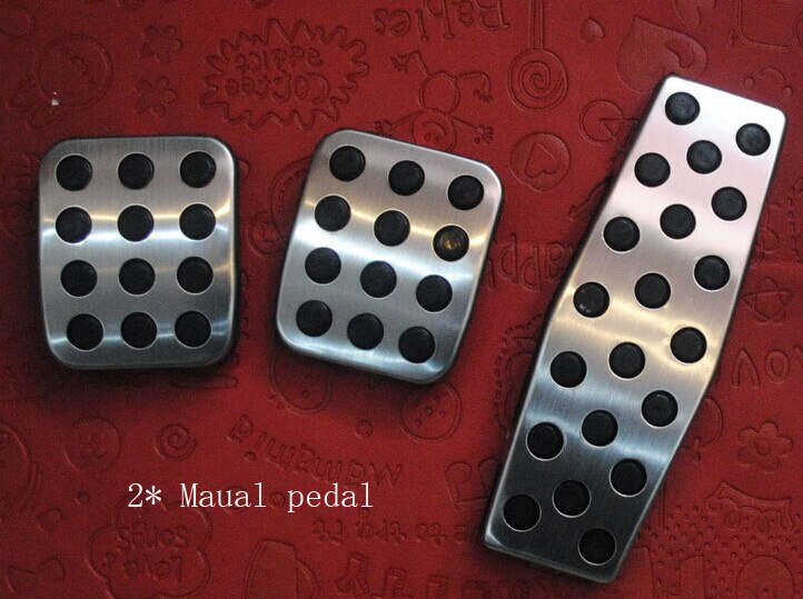 Auto RVS Pedalen, voor Renault Grand Scenic 4 IV 2016~2022 2020 RVS Auto Pedaal Cover Antislip Anti-kras Voetpedalen Pads Kit,4 pcs