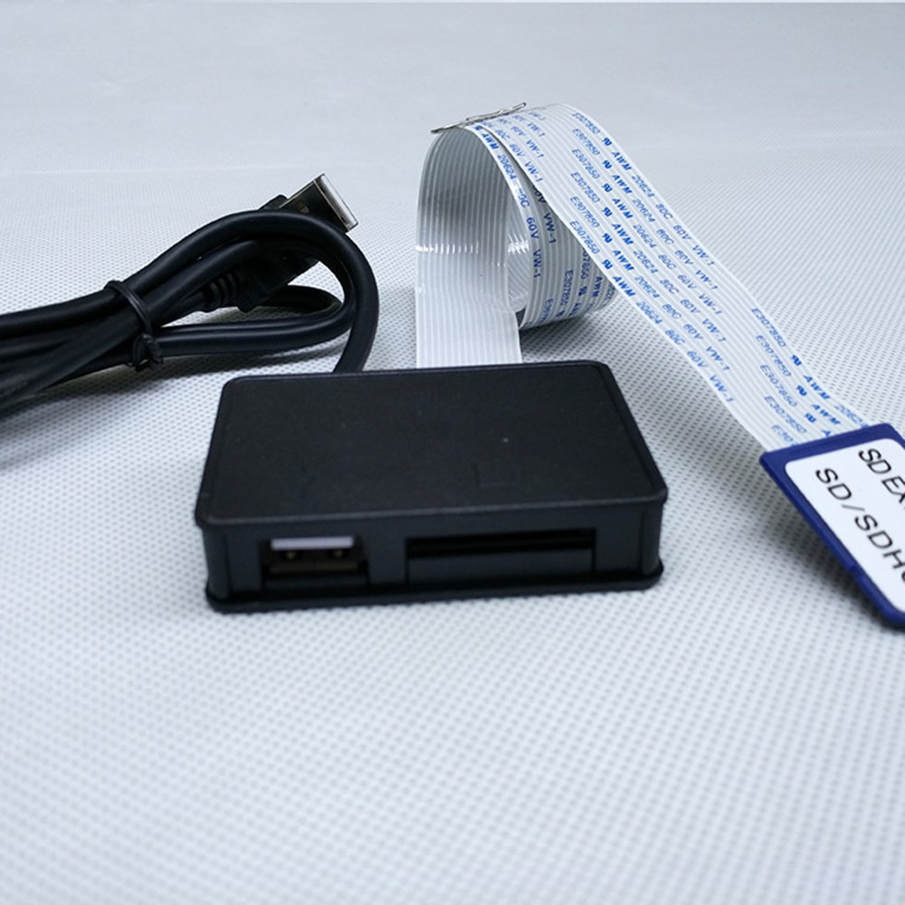 USB Flexible Extension Cable Extender Adapter Converter SD Card Female SDHC Card Reader for MP3 GPS Mobile Phone 54/70 CM