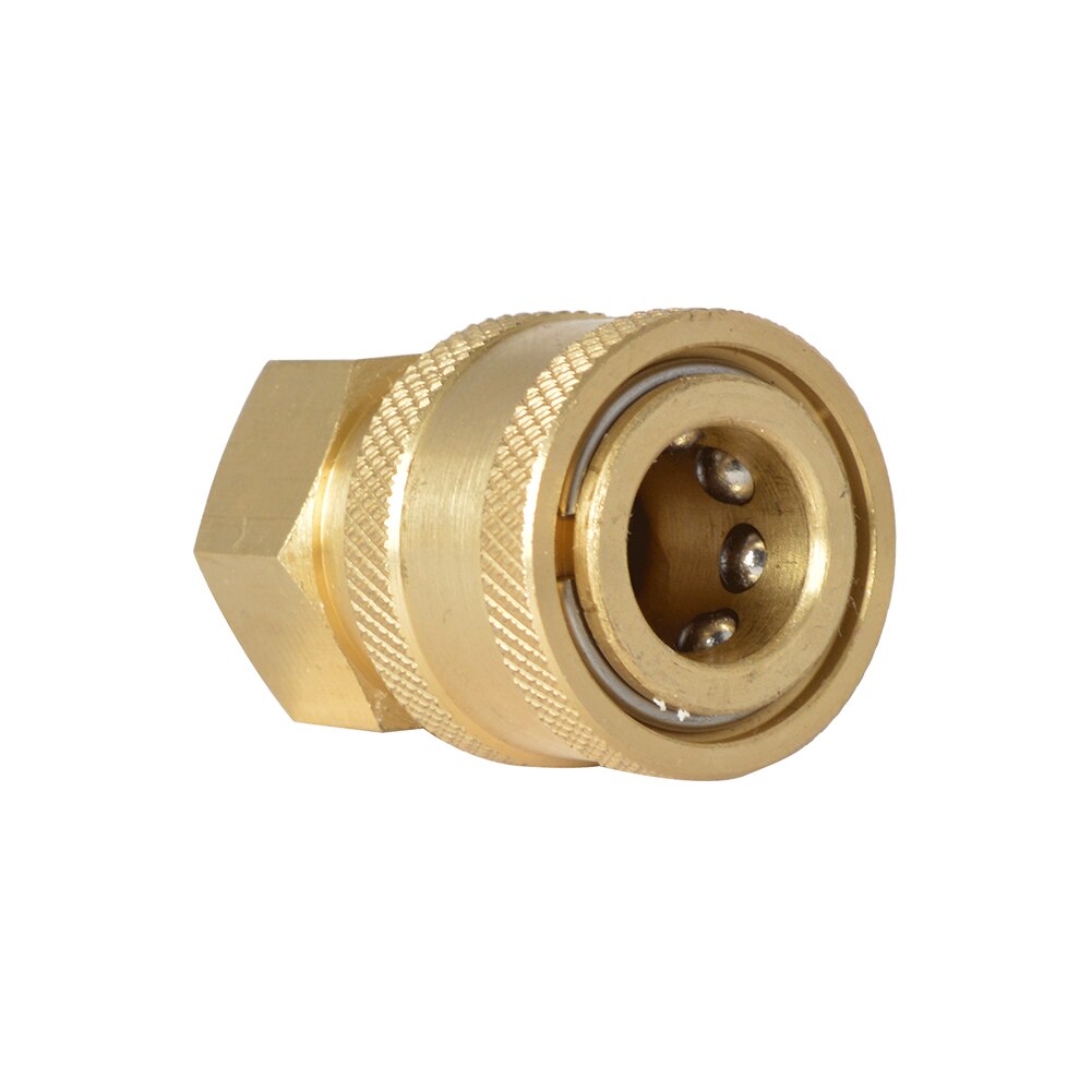 High Pressure Washer Car Washer Brass Connector Adapter Coupler G1/4 Female + 1/4" Quick Disconnect Release Socket Fitting