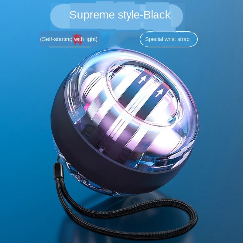 Muscle Relax Wrist Ball Hand Relax Wrist Ball Gyroscope Ball Gyro Arm Exerciser Strengthener Fitness Equipments gym: violet