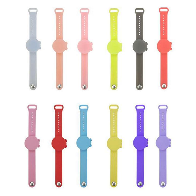 Portable Wristband Hand Dispenser Hand Sanitizer Dispensing Silica gel Wearable Dispenser Pumps Disinfecta Wristbands Hand Band