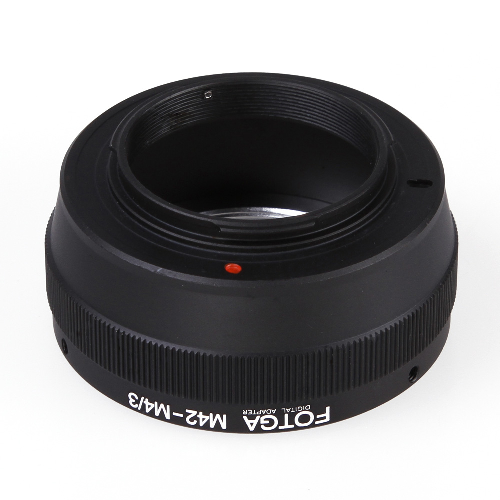 Fotga adaptateur anneau objectif M42 monture à vis pour Olympus M42 objectif vers Micro 4/3 monture appareil photo DSLR accessoires pour appareil photo