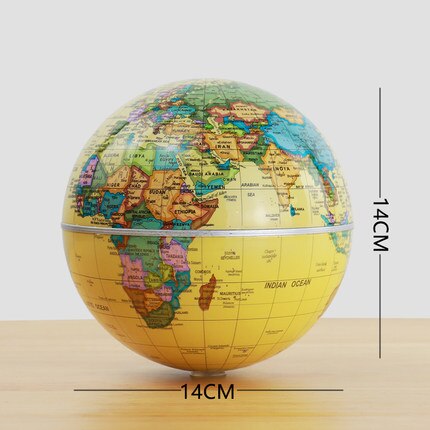 Light energy globe rotation magnetic levitation ornaments solar perpetual motion rotator 1pc: no bracket