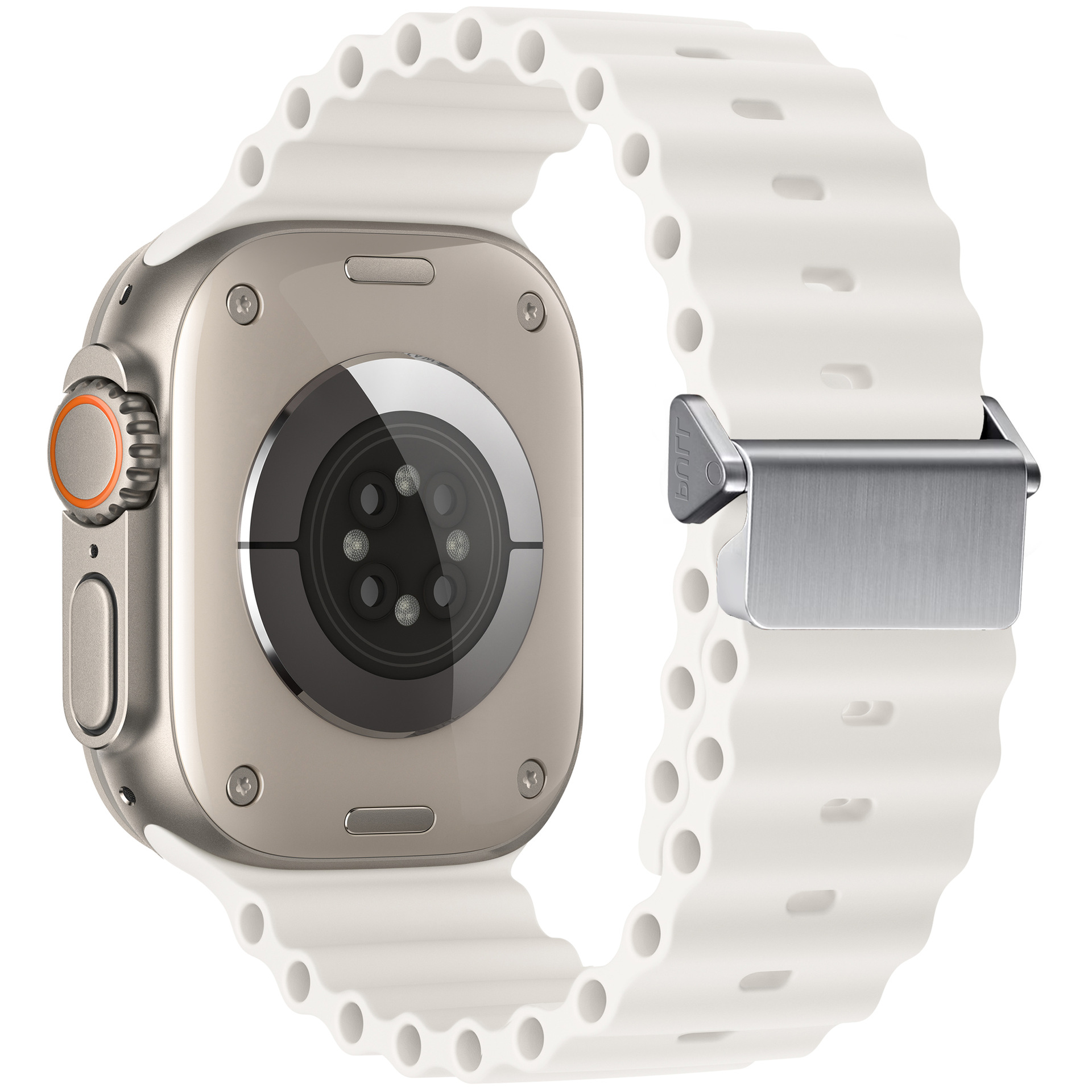 Cinturino per Mela guarda ultra gruppo musicale 49mm 44 45 41 42 46 40mm 38mm 44 45 mm 1:1 Cintura oceano originale serie iWatch 10 9 8 7 cinturini se: S / Argento giallo