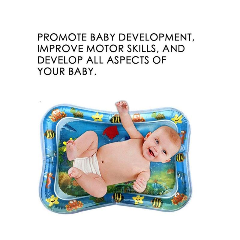 Watermat baby opblaasbaar klopkussen baby opblaasbaar kussen grappig kussen waterspeelgoed peuter spel baby pat  e9 g 0