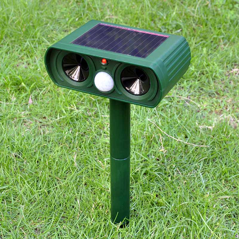 Solar Power Hond Ongediertebestrijder Scarer Ultrasone Infrarood Sensor Repellent Voor Tuin Outdoor 2019ing