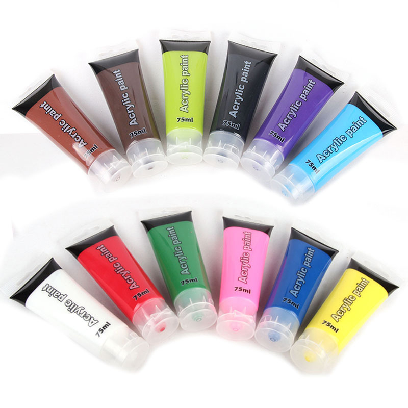 Multicolor pigment 75ml slange akryl pigment til tegning nummer maleri paartist tegning graffiti akryl maling