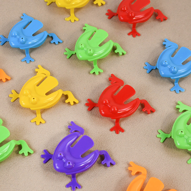 10–50 Stück springender Frosch, prallen, Zappelspielzeug, Antistress, lindert Kindergeburtstag, Gastgeschenke, Goodie, Pinata-Füller, Weihnachts-Familienspiel