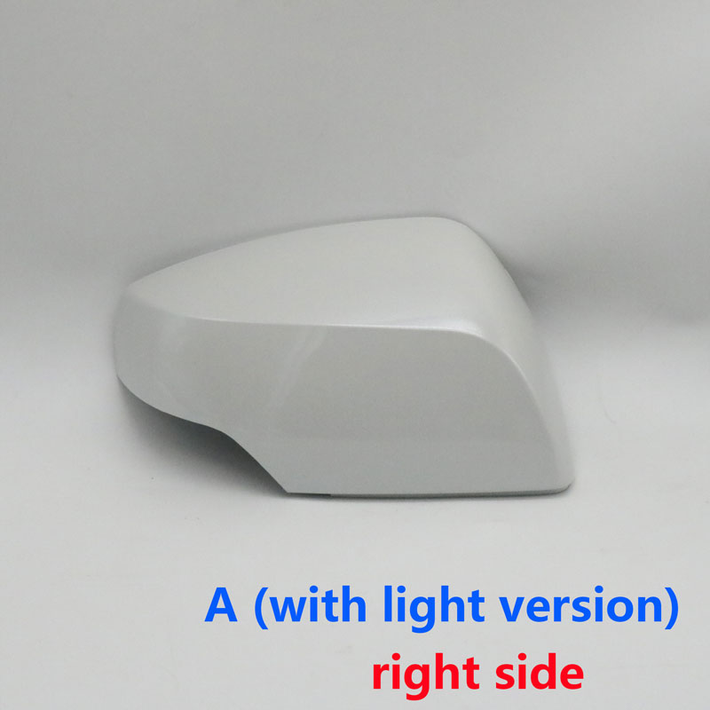 Voor Subaru Outback Xv Lagecy Forester Impreza Wrx Sti Auto Buiten Achteruitkijkspiegel Deur Side spiegel Cover Cap Deksel: A pearl white right
