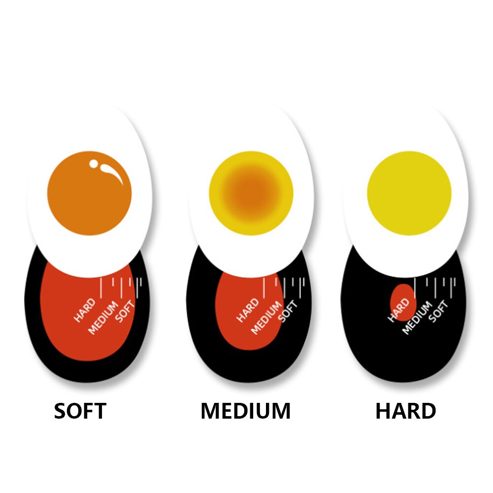 Eggtimer Kitchen Gadget Sets Time Timer Perfect Egg Changing Color Resin Material Temperature Cooking Gadgets Accessories Garden