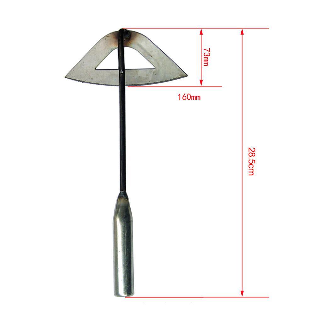 All-steel Hardened Hollow Hoe Shovel Garden Tools Handheld Weeding Rake Planting Vegetables Farm Garden Agriculture Tool