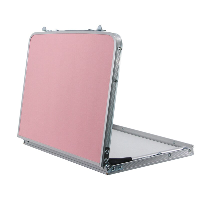 Laptop Double Folding Computer Table Folding Computer Desk PC Laptop Table Writing Workstation Home Office Furniture