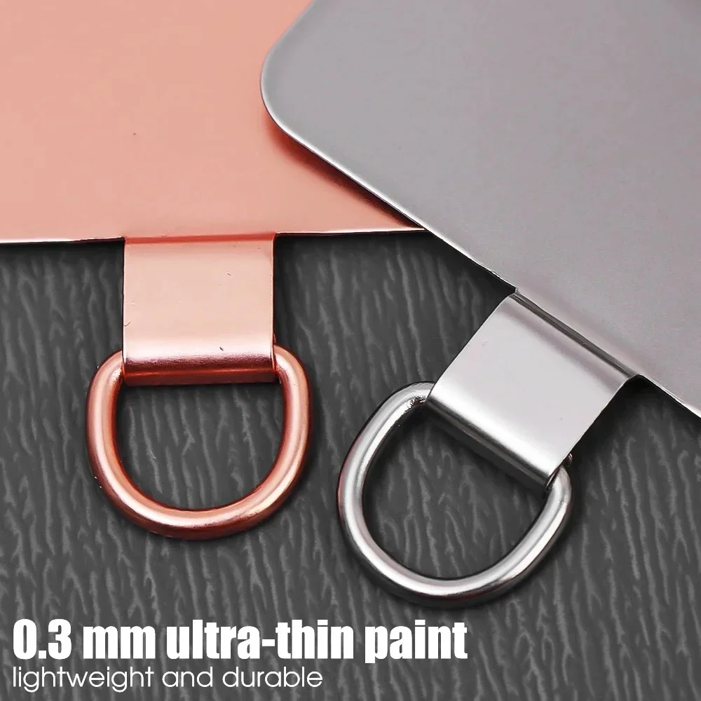 Joint de raccordement d'attache de téléphone Ultra-fin en acier inoxydable, pièces de sangle de téléphone portable, lanière de remplacement, pièce de connexion de sécurité, 4/1 pièces