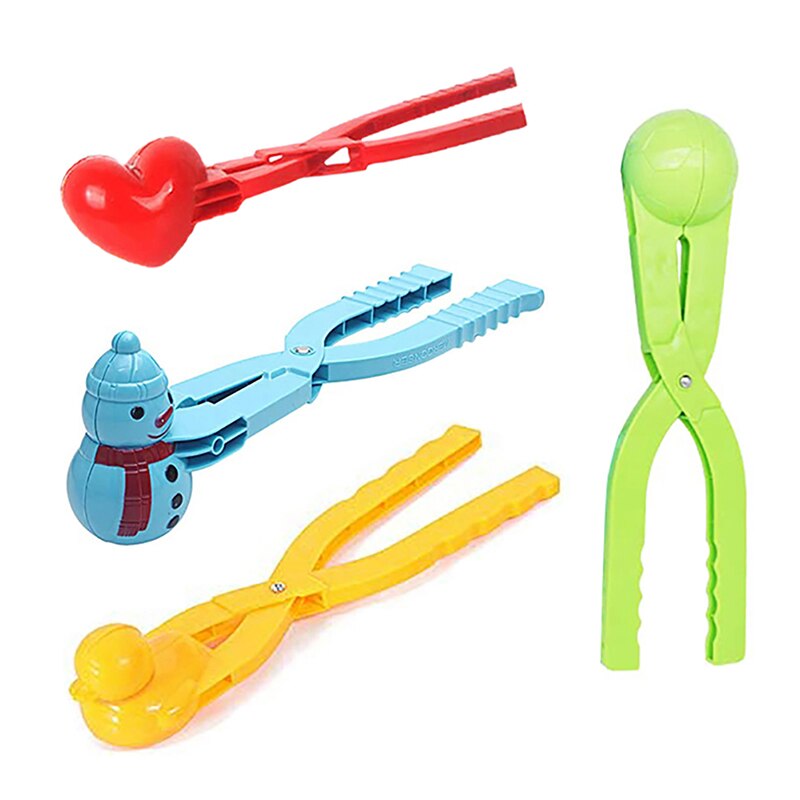 1PCs Plastic Snowball Maker Cartoon Winter Snow Mold Tool for Snowball Fight Outdoor Fun: Default Title