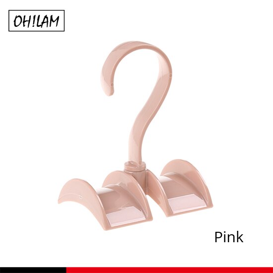 Opknoping Closet Organizer Haken Hanger Houder Voor Portemonnees Handtassen Boekentassen Rugzakken Ties Riemen Mode-sieraden Accessoires Haken: A025-Pink