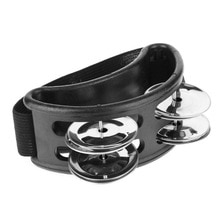 Black Elliptical Cajon Box Drum Companion Hand Foot Jingle Tambourine Percussion Instruments For Acoustic Sets Jam Sessions