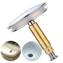 Bad Afdichting Plug 43Mm Bad Wastafel Afval Stopper Plug Bad Vervanging Plug Verstelbare Handmatig Tillen Lancering Apparaat Plug