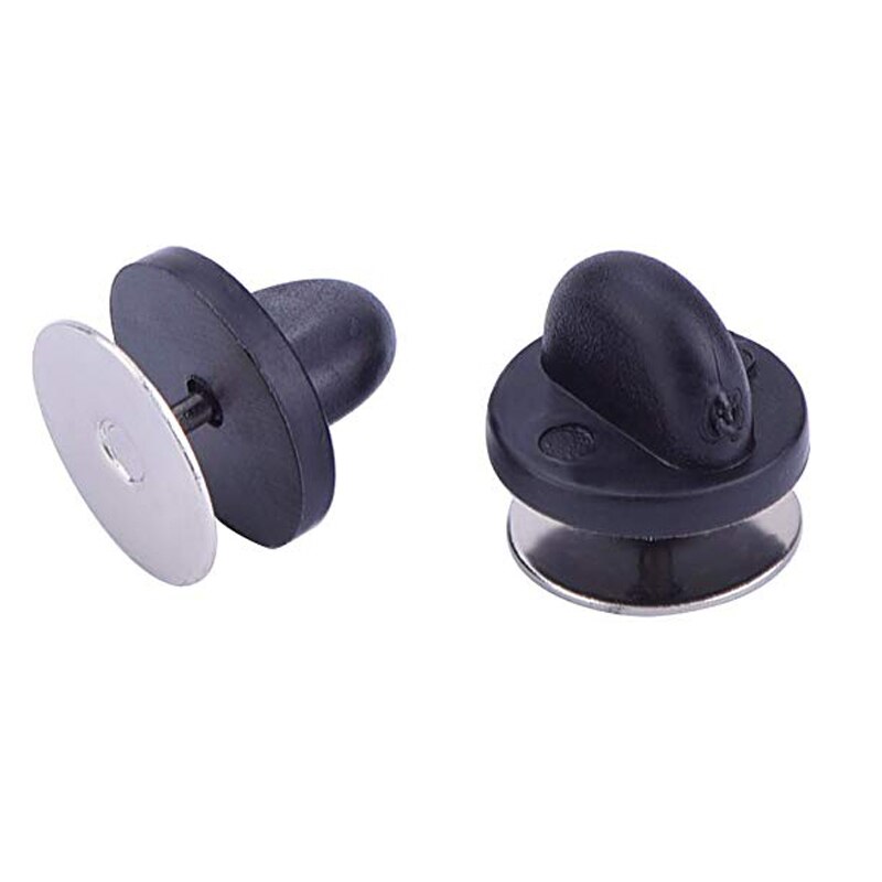 PVC Rubber Pin Backs PVC Rubber Pin Keepers Zwarte Pin Terug Vervanging voor Craft Maken pin Broche base Sieraden Accessoires