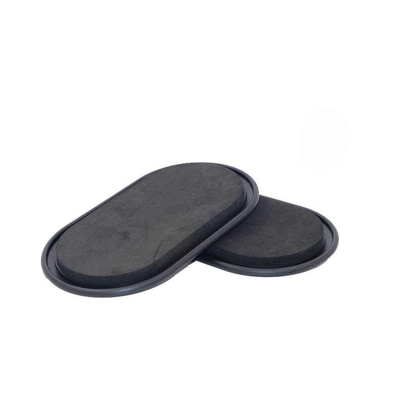 1 pair Sport Sliders Core Workout Discs Core Ab Exercise Gym Training Slimming Abdominal Equipment Fitness Slide gliding Discs: black