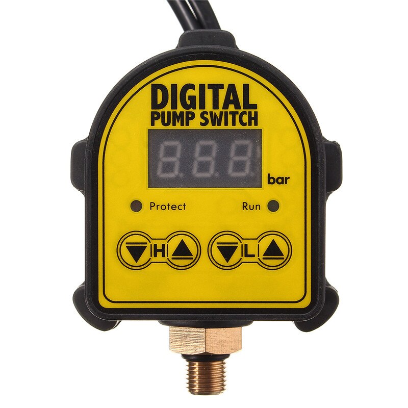 Digital automatisk luftpumpe vandoliekompressortrykregulatorafbryder til vandpumpe til / fra