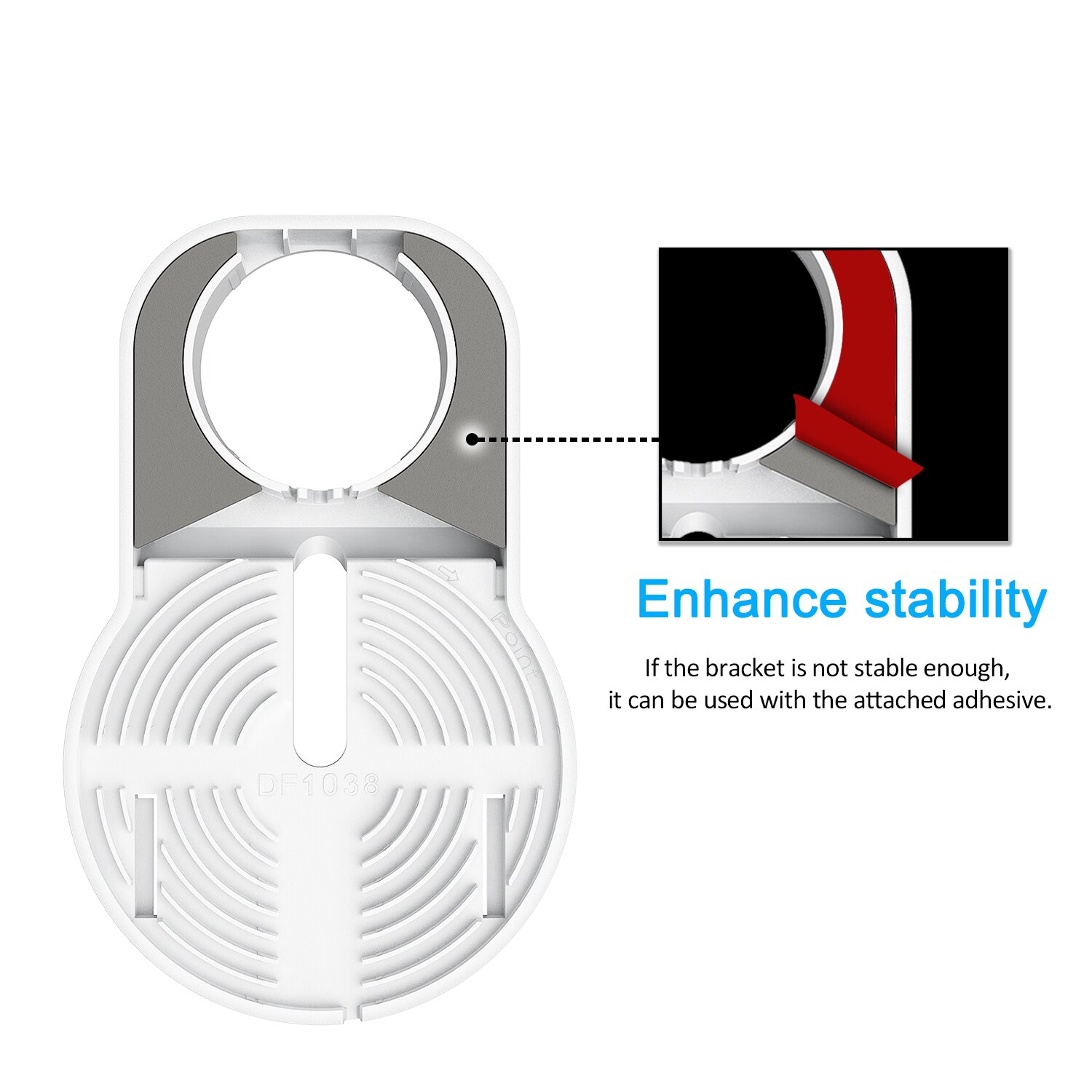 Prise support de montage mural uniquement pour routeur WiFi Google Nest Installation facile et pas de support d'encombrement de cordon support pas de vis, blanc