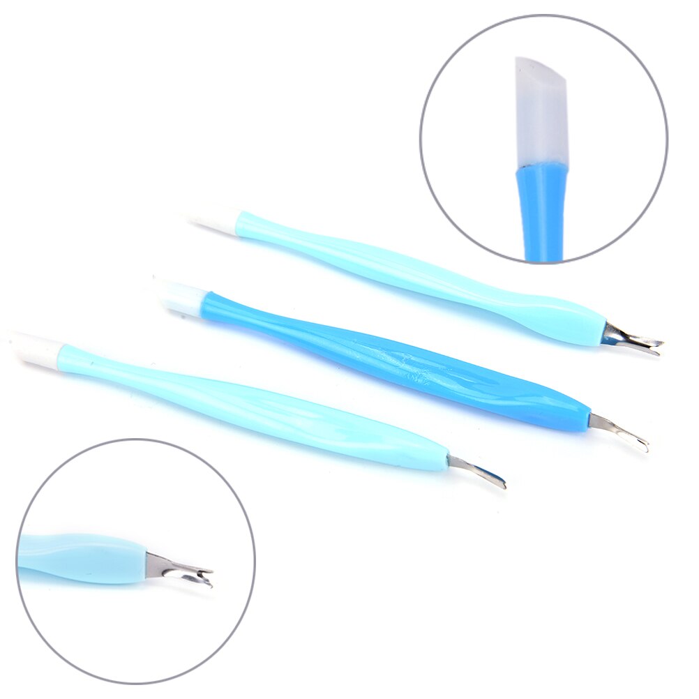 2 manieren om nagels te reinigen: dode huid, vork, lepel, manicure, nagelkunstgereedschap, nagelriemduwer, mes, exfoliëren