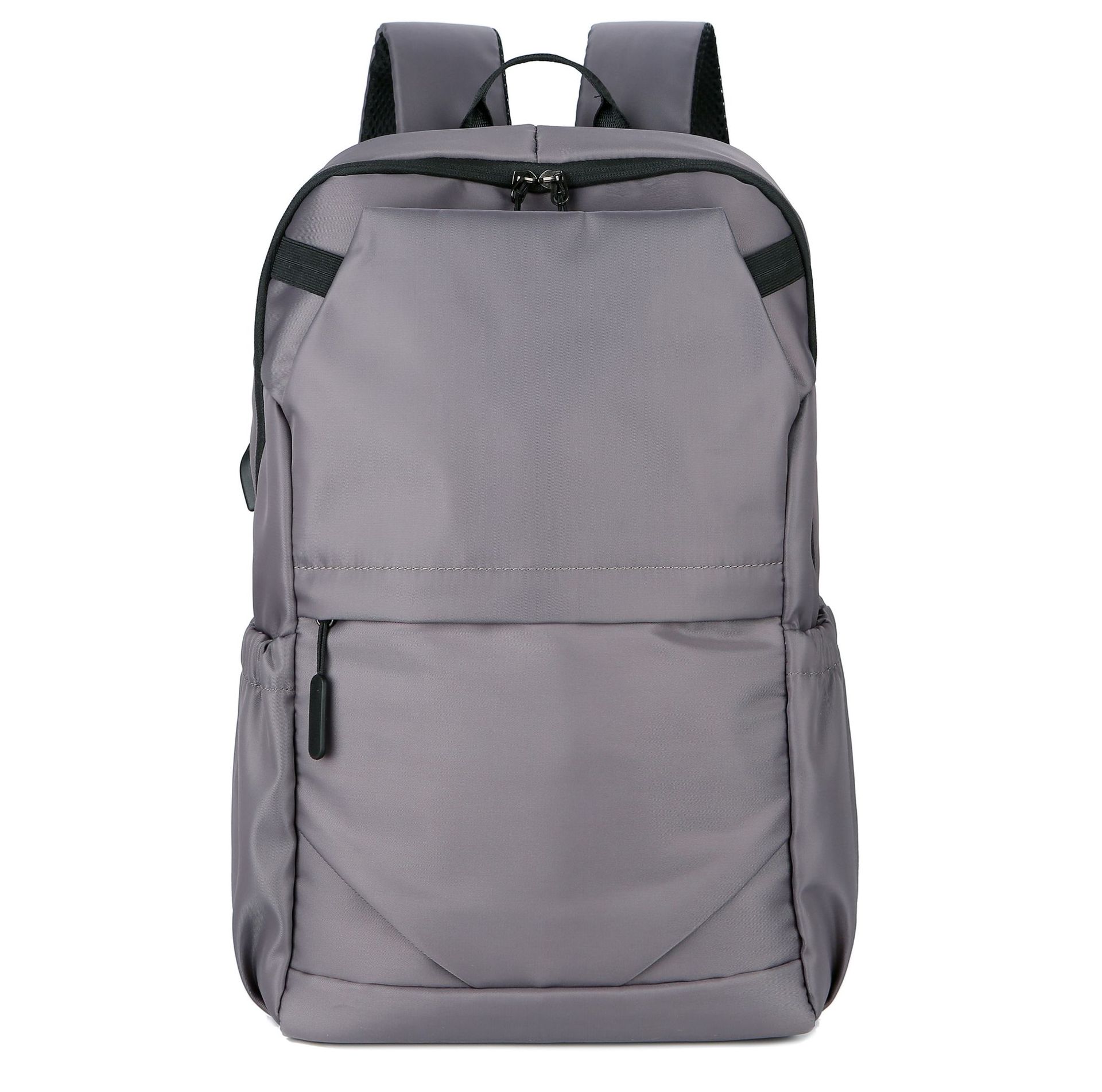 Large Capacity Men Backpack School University Student School Bags Waterproof Oxford Men's Backpack Casual College Style: Gray