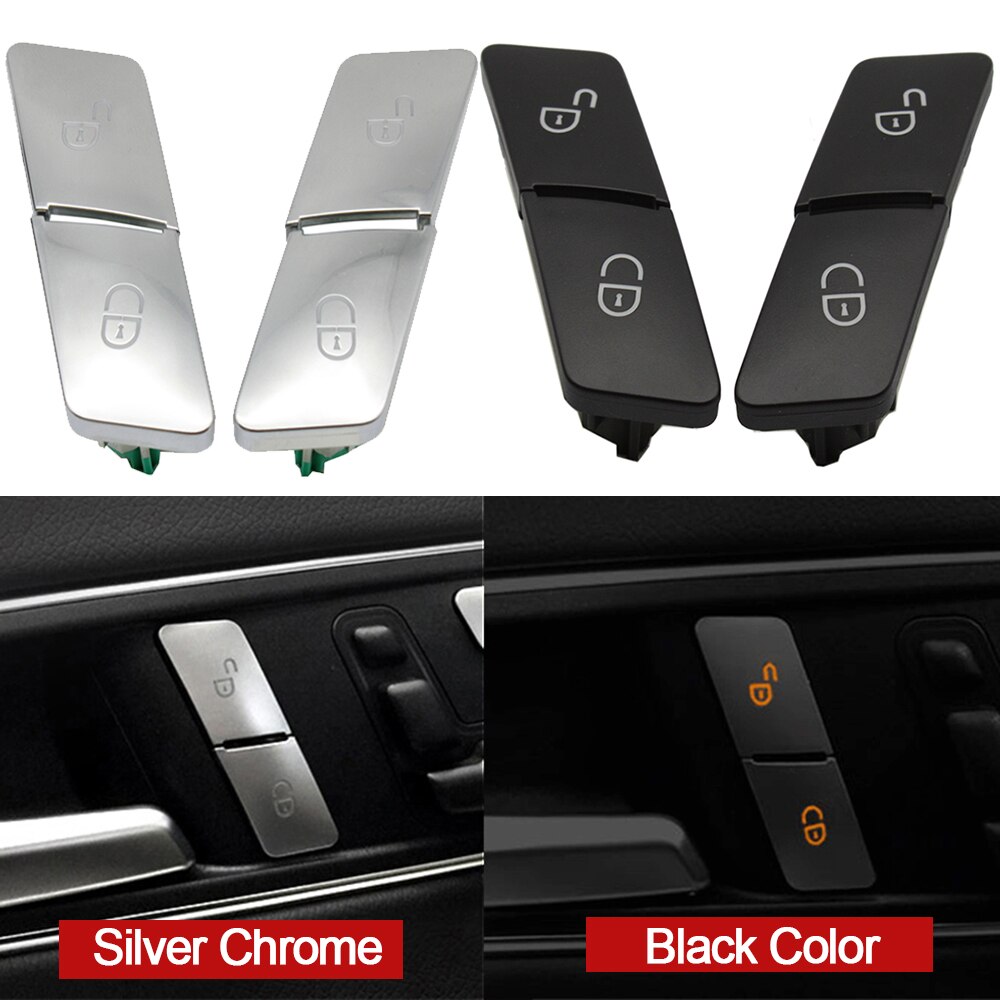 Botón de interruptor de apertura de cerradura de puerta Interior para Mercedes Benz Clase C W204, Clase E W212,GLK 204,ML GL W166 W176 W246