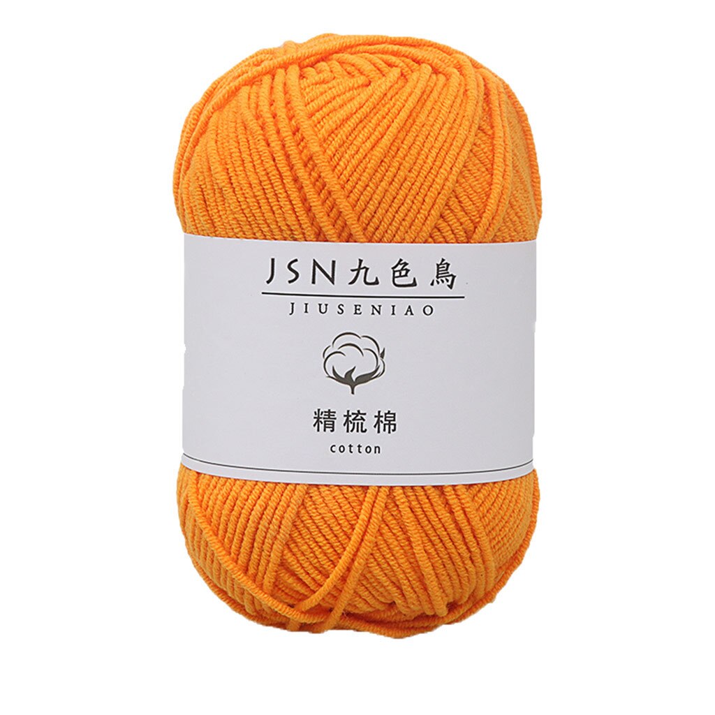 Milk Cotton 4 Strands Baby Line Diy Doll Cotton Thread Crochet Baby Wool: M