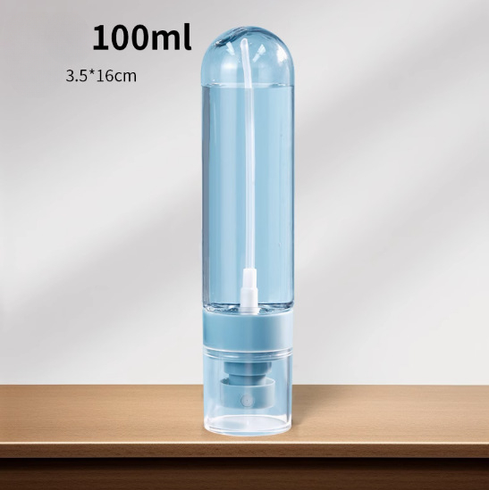 4 Stuks 30 Ml 60 Ml 80 Ml 100 Ml Draagbare Hervulbare Fijne Mist Spray Fles Lege Cosmetische Containers spray Verstuiver Mini Reizen Fles: Donker Kaki