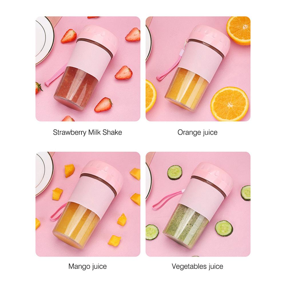 300ML Portable Blender Electric USB Rechargeable Smoothie Blender Machine Mini Juice Cup Maker Lemon Squeezer kitchen Gadgets