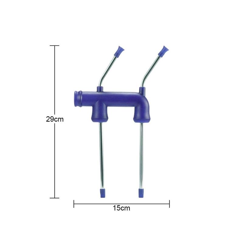 1PC Bier Schnorchel Stroh Bier Dispenser Doppel Schnorchel Trinken Bier Bar Werkzeuge Festivals Party Dispenser Unterhaltung Zubehör