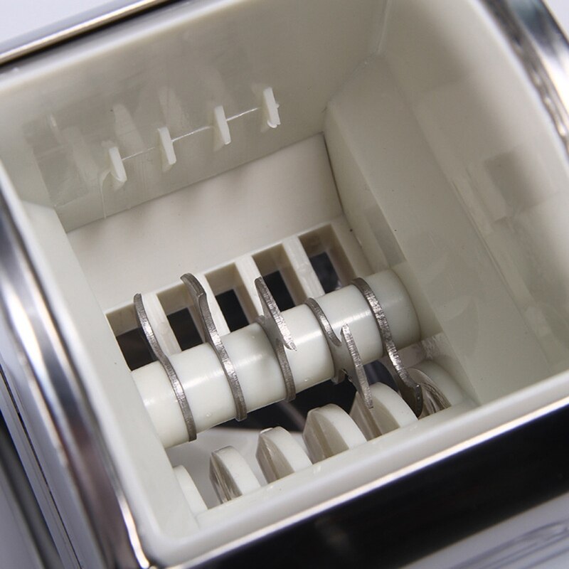 Portable Hand Crank Manual Ice Crusher Shaver Kids Shredding Snow Cone Maker Machine Kitchen Home Tool 19QE