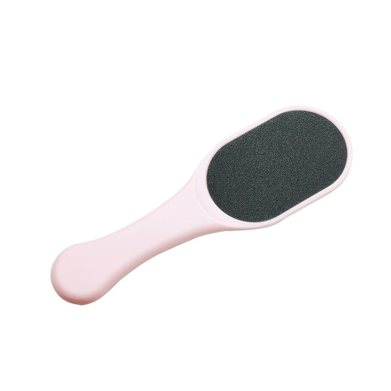 Dubbelsidig fot raspfil callus pedikyr matt exfolierande död hud gnugga fötter gnugga fötter fotmassagebräda: Rosa -1 st